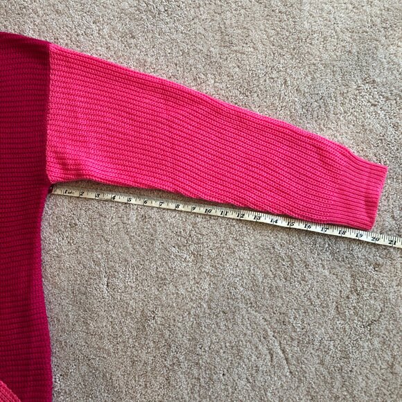 NWOT Shein ColorBlock Long-Sleeve Oversize Knit Sweater Top - Picture 8 of 9